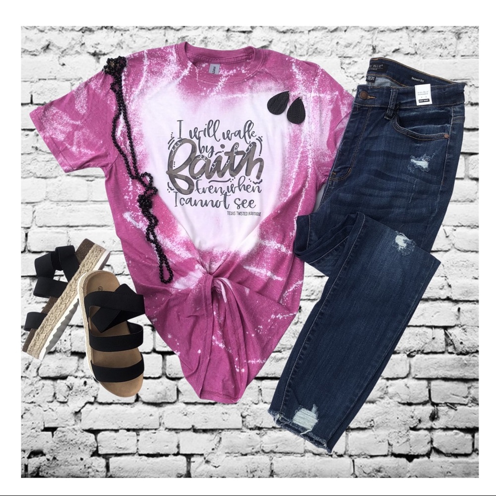 Faith Bleached Tee